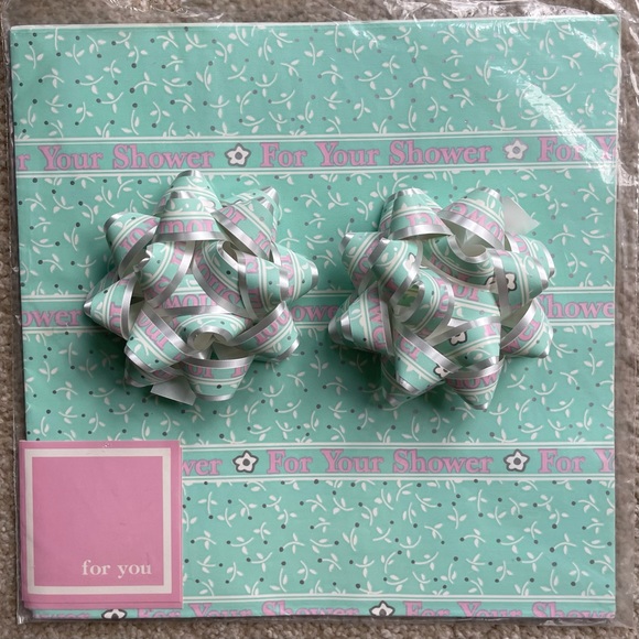 Vintage Large Lot of Wrapping Paper Gift Wrap & Bows Stephen Lawrence Co. NEW - Picture 6 of 6